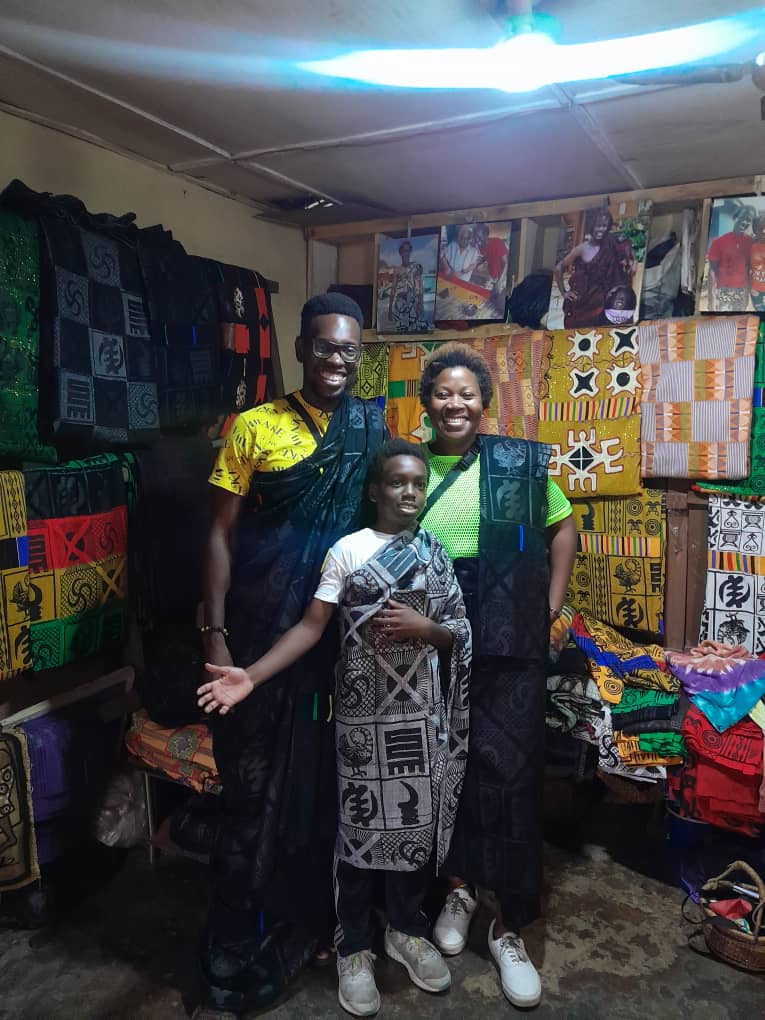 kente stamping village
